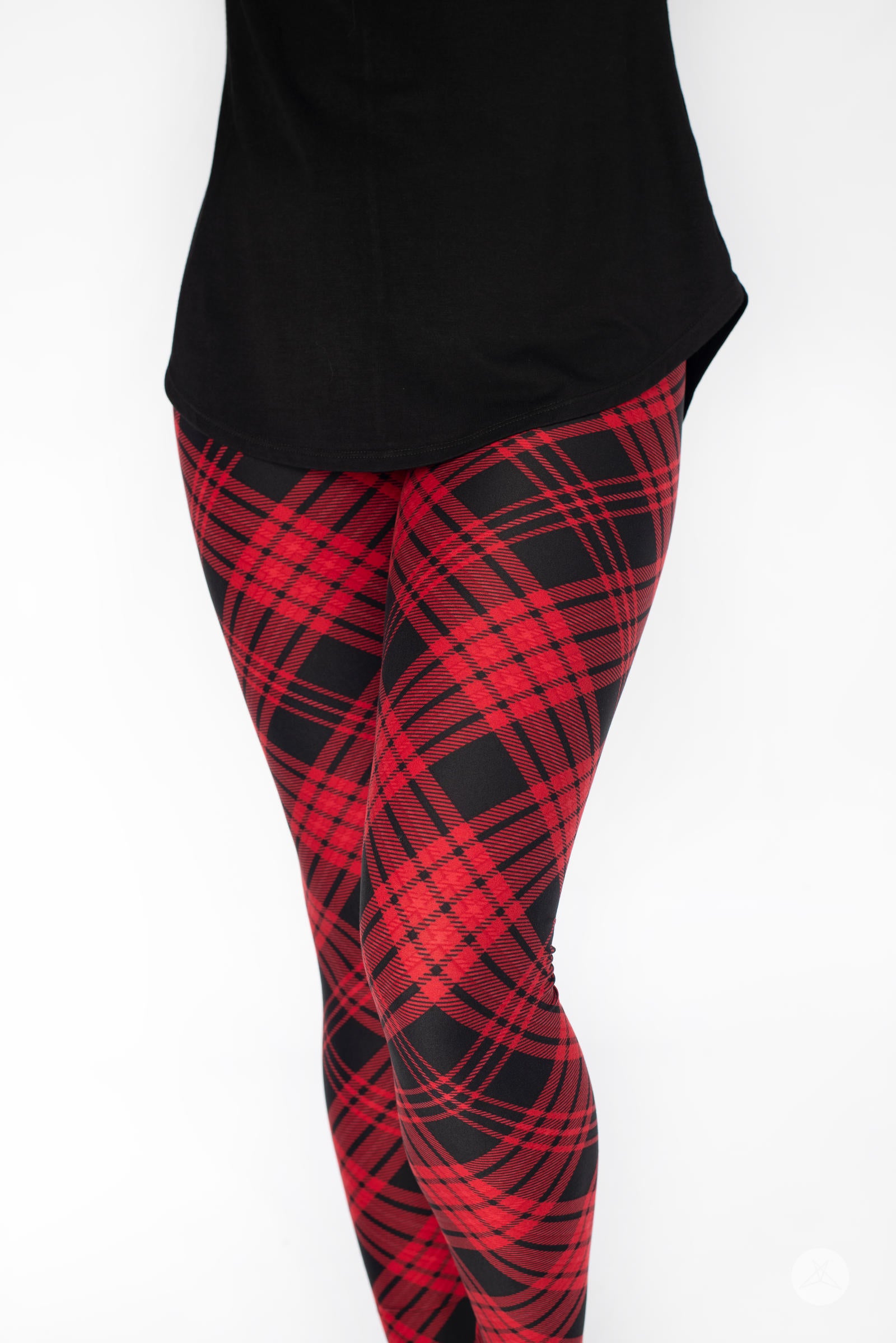 Petite plaid outlet leggings